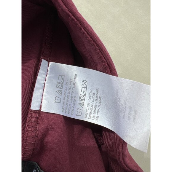 Susan Graver Weekend Reg Premium Stretch Legging Womens XXS Deep Raisin Red NEW - Picture 6 of 7
